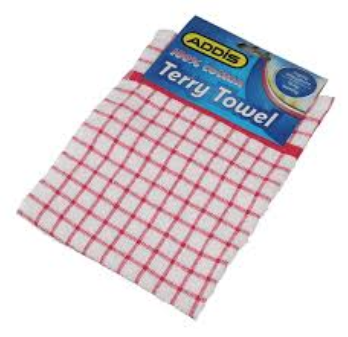 ADDIS MICROFIBER CHECK TERRY TOWEL SW 90602